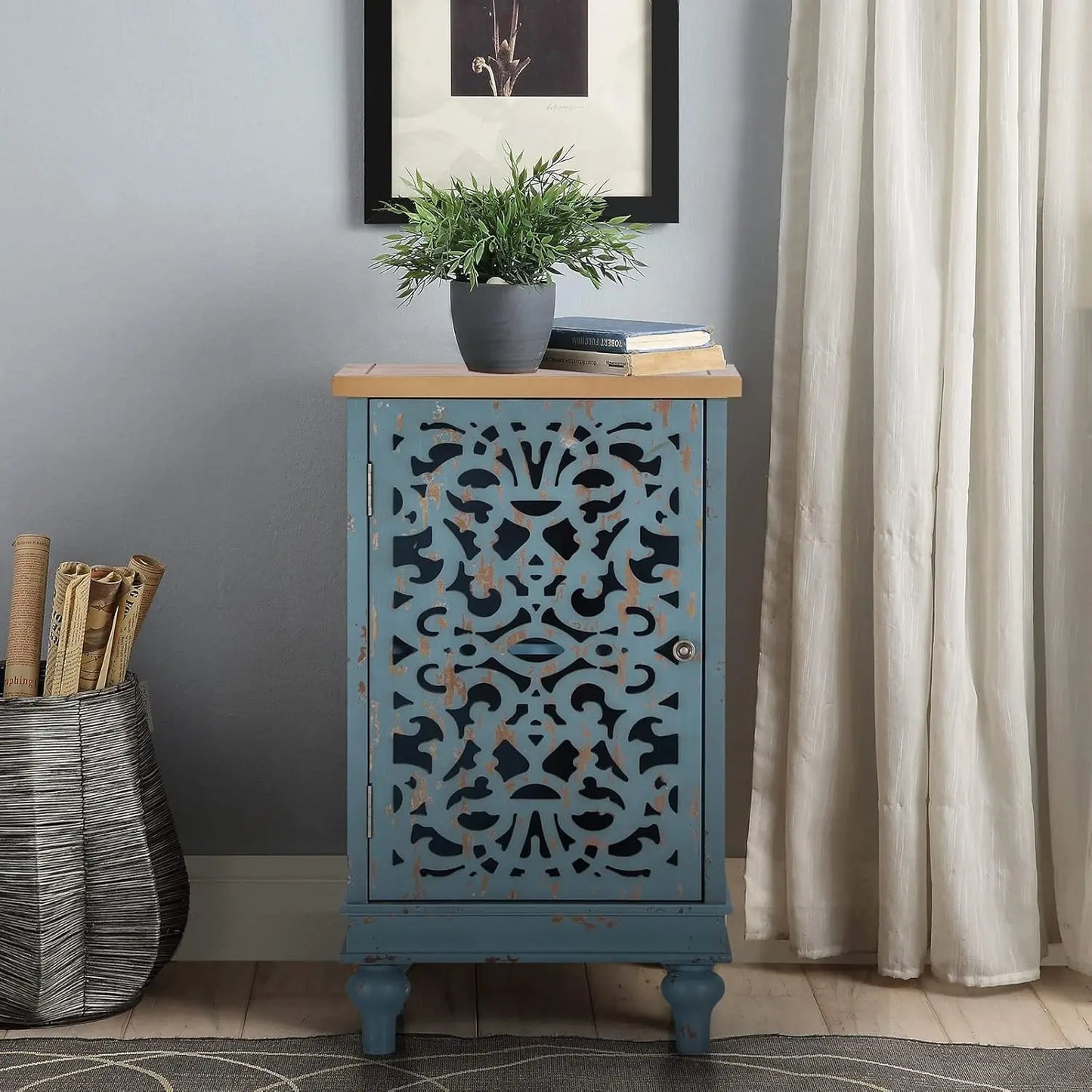 Small Accent Cabinet 31.5" Tall