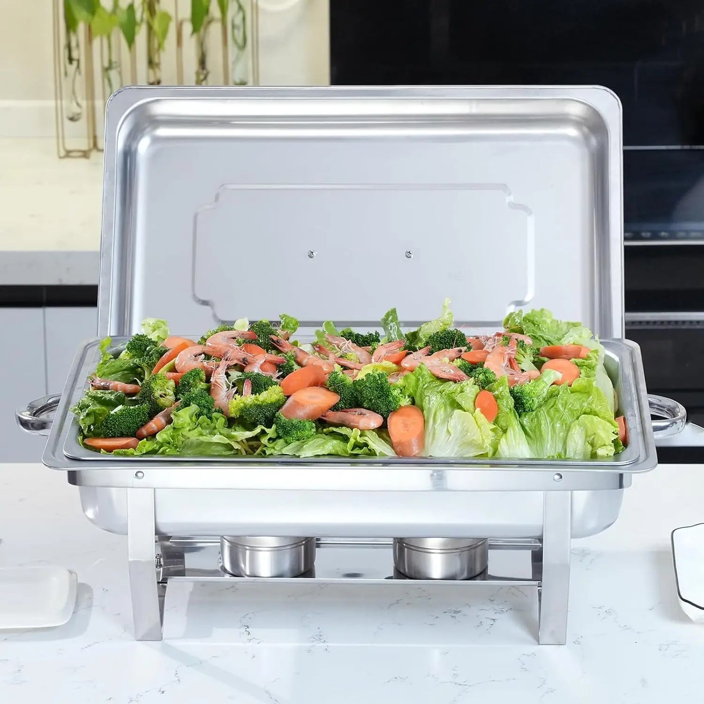 Chafing Dish Buffet Set Electric Stainless Steel Food Warmer