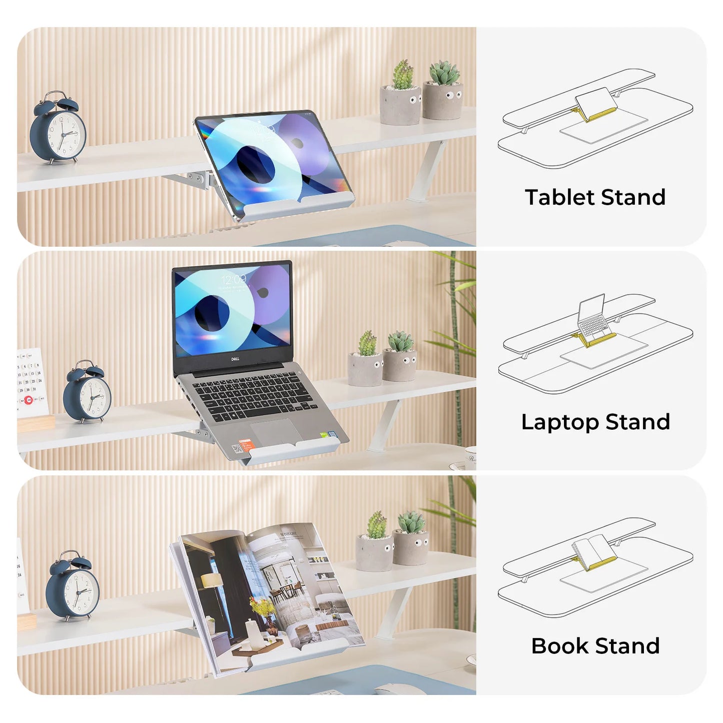 Electric Standing Desk With Drawers Height Adjustable Sit Stand Desk