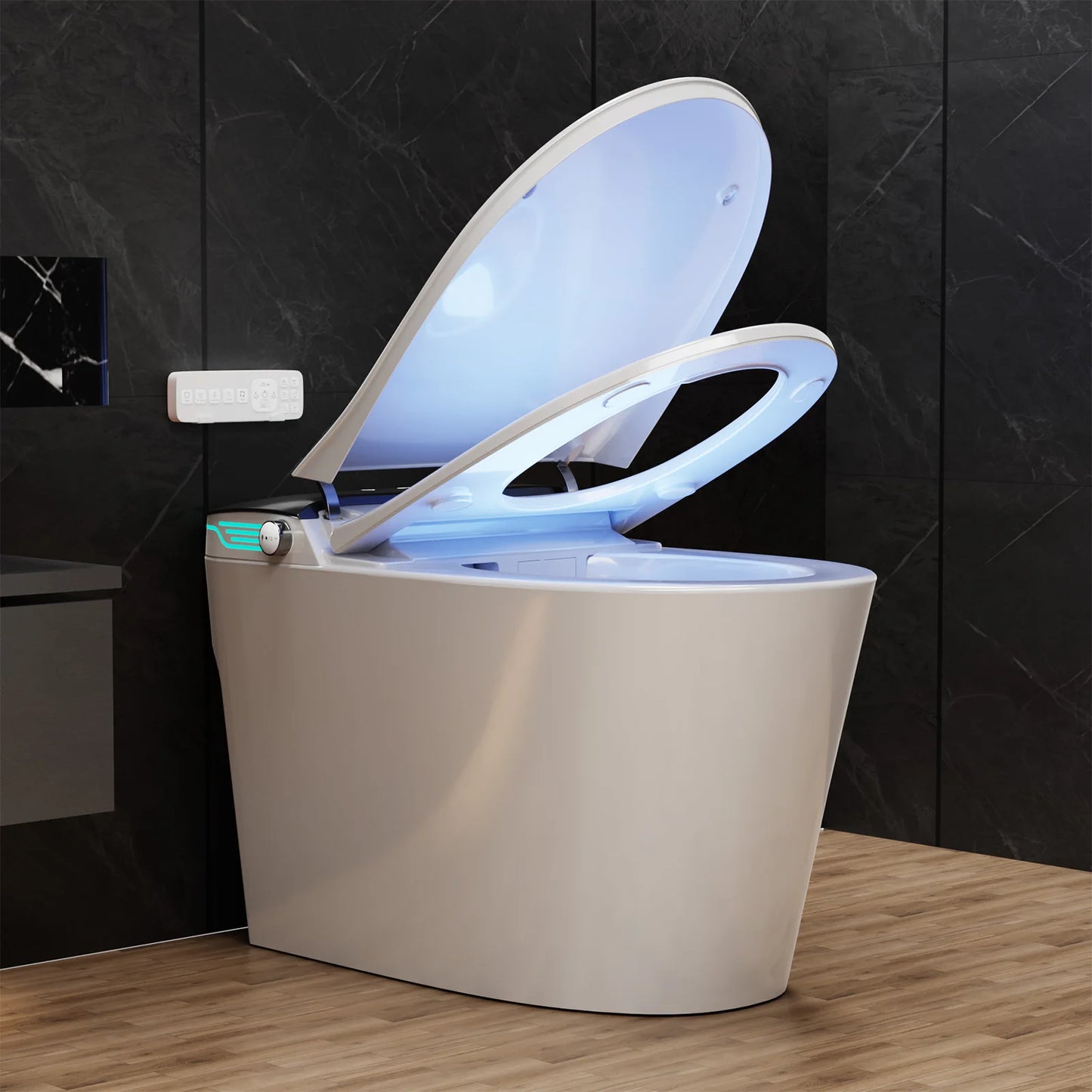 Smart Toilet With Built In Bidet Deodorization And Voice Control