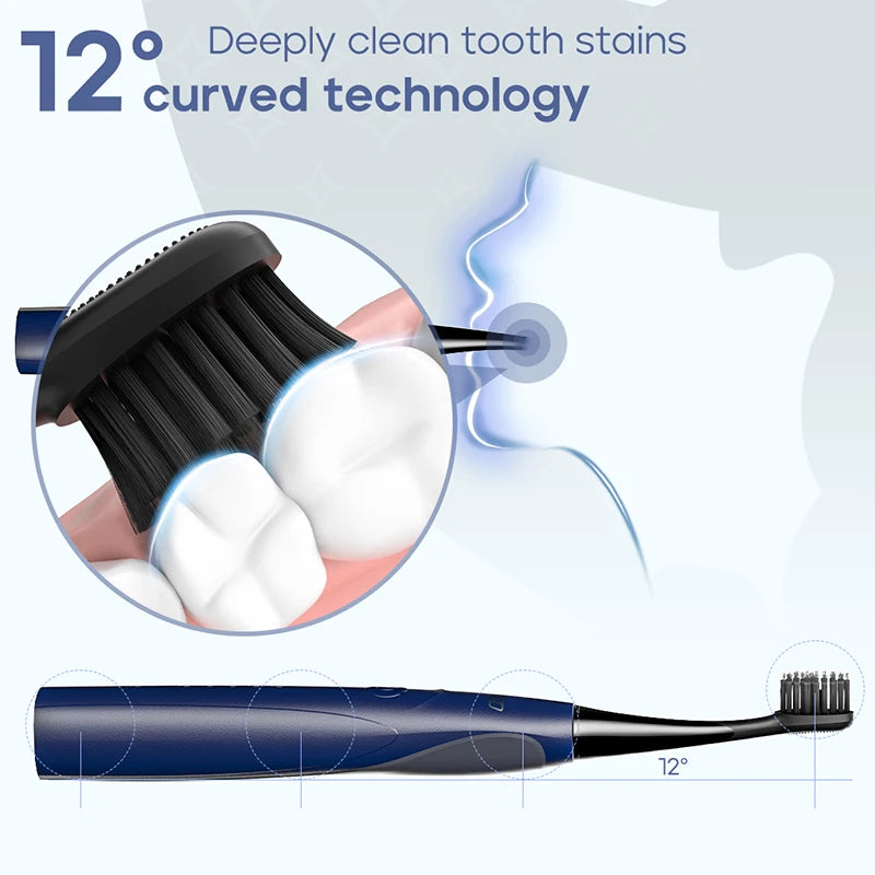 Seago Electric Toothbrush Two-engines Magnetic Core Oral Care Smart Adult Timer Brush Waterproof Brushes SG-540