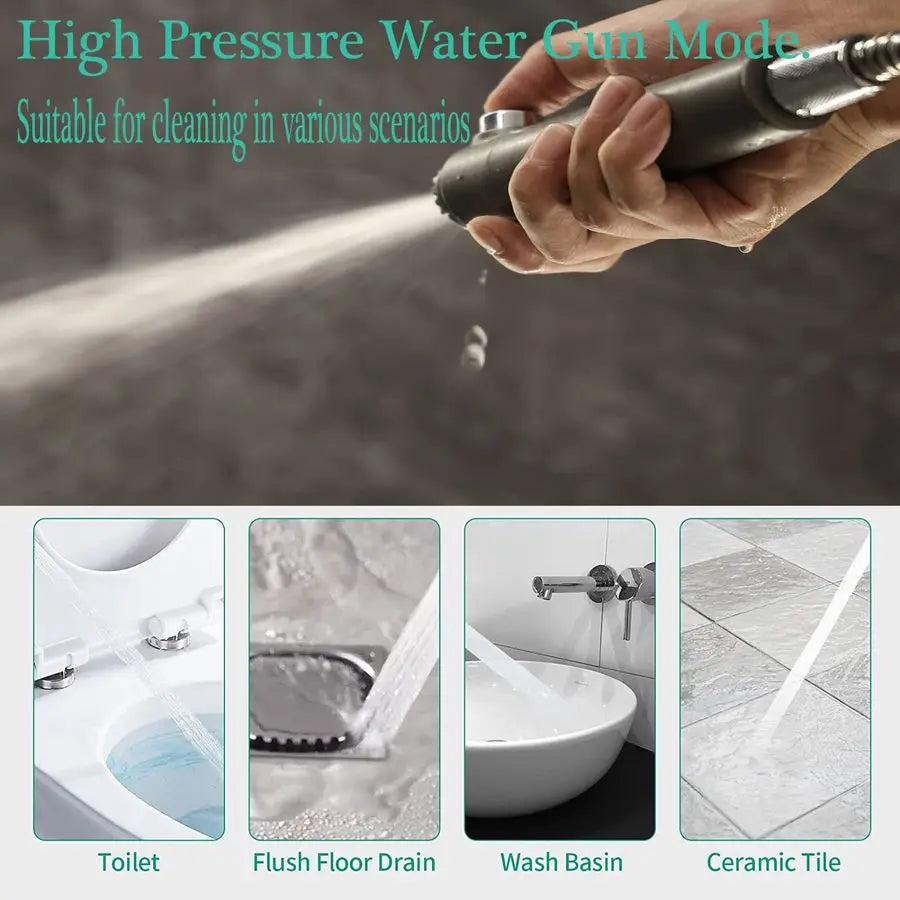 Head with Handheld, Shower Heads High Pressure, High Flow Even with Low Water PressureHand Held Showerhead Set,3 Modes Filtered