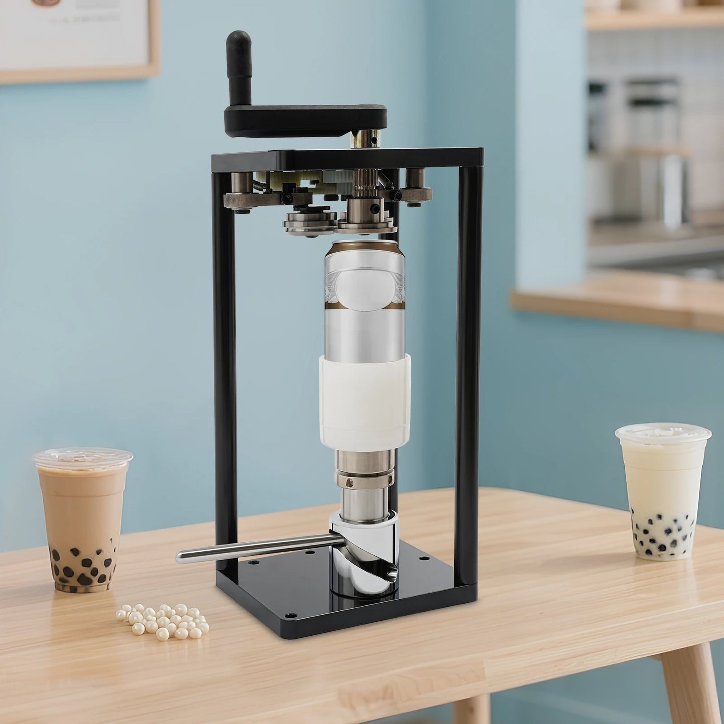 Manual Can Sealer Stainless Steel For PET And Aluminum Cans