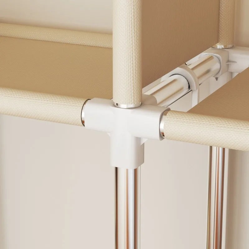 ArluKin Walk In Closet Wardrobe With Drawers Dust Cover Storage