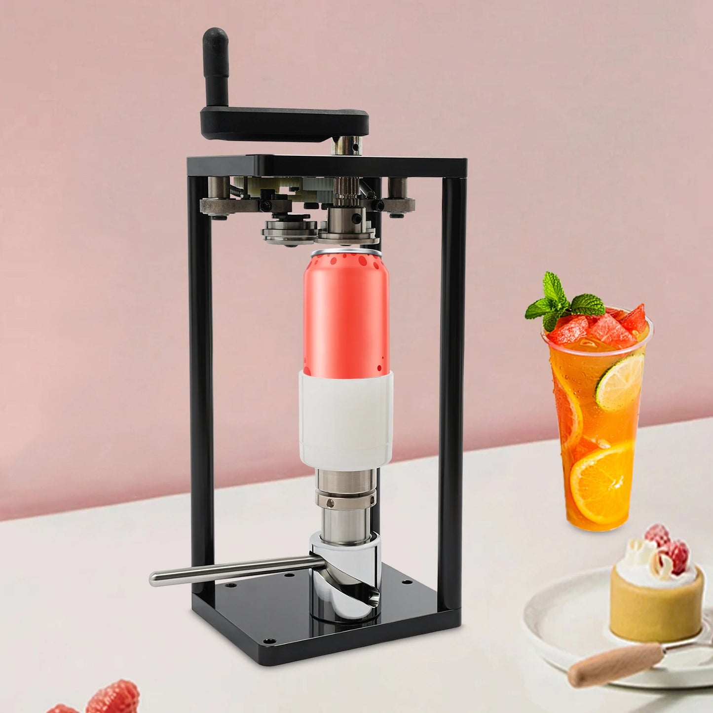 Manual Can Sealer Stainless Steel For PET And Aluminum Cans