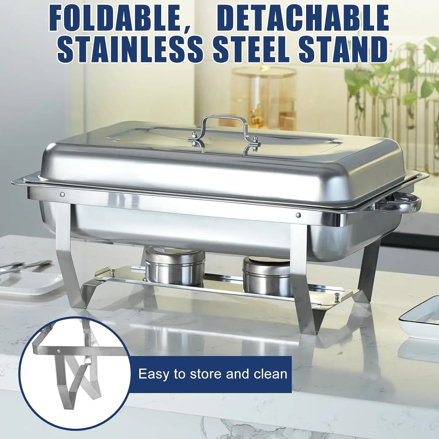 Chafing Dish Buffet Set Electric Stainless Steel Food Warmer