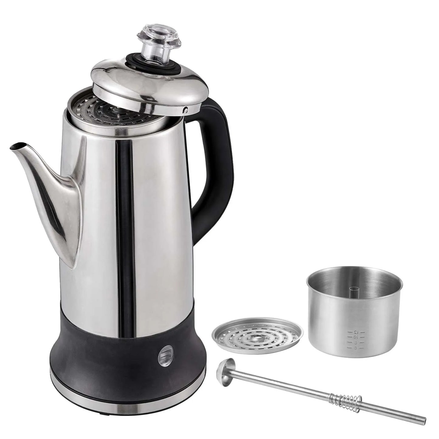 SucceBuy Electric Percolator Coffee Pot With Keep Warm