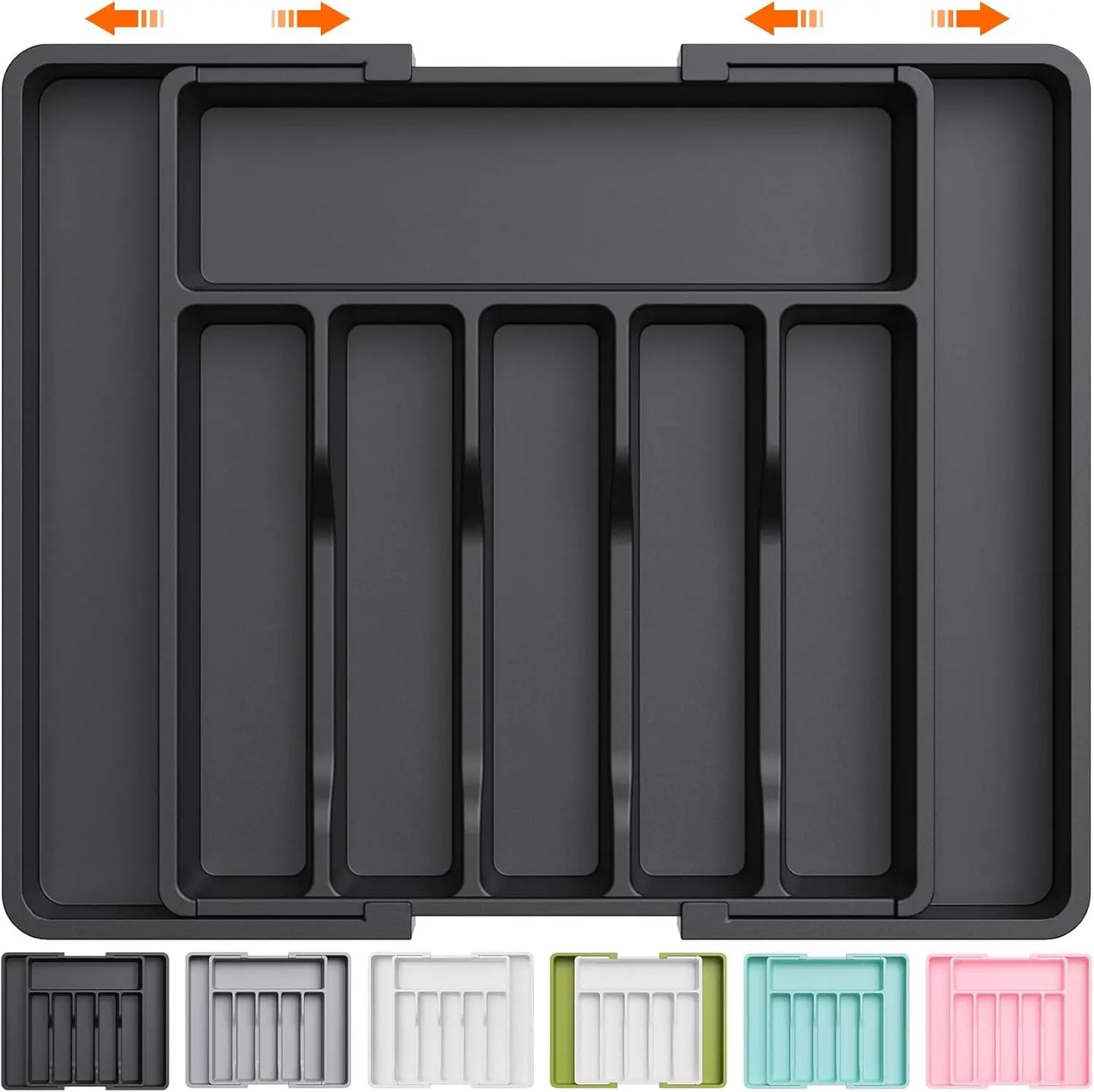 Expandable Silverware Organizer For Kitchen Drawers BPA Free