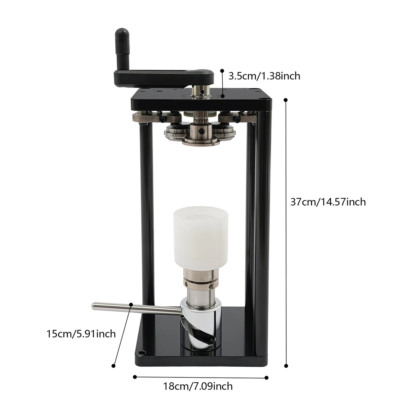 Manual Can Sealer Stainless Steel For PET And Aluminum Cans
