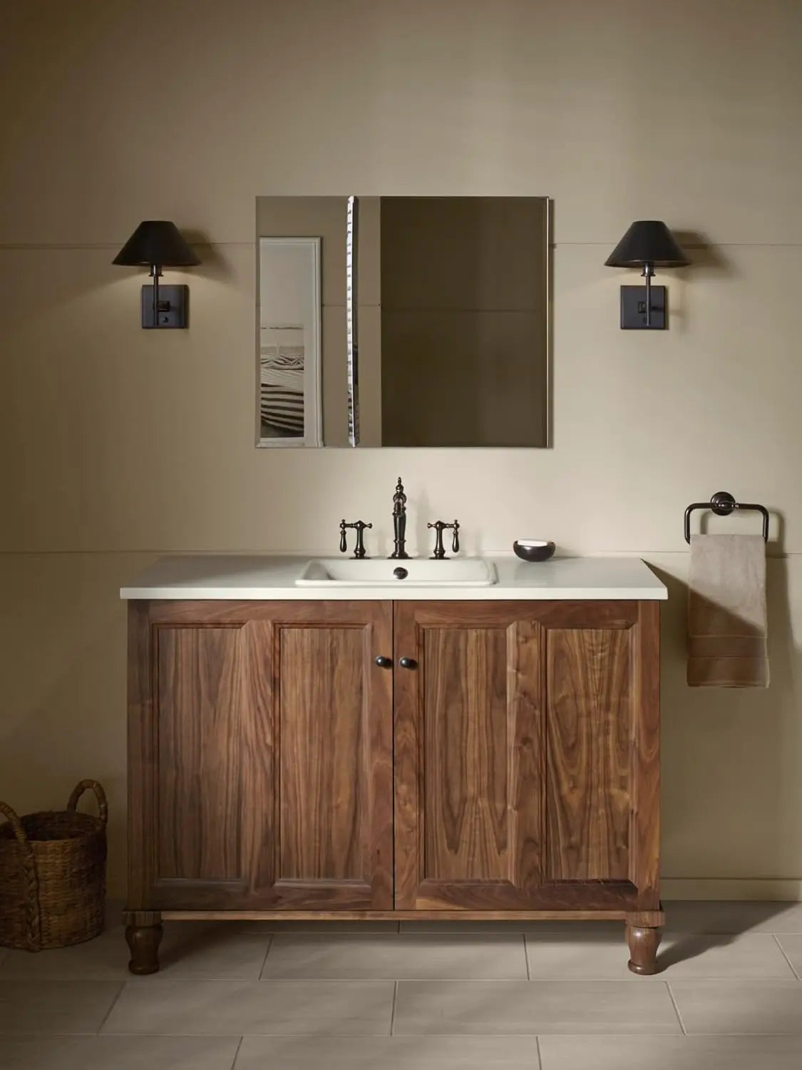 CB-CLC3026FS Bathroom Medicine Cabinet with Mirror, Beveled Mirror Doors, Adjustable Shelves, Rectangular Beveled, Customized
