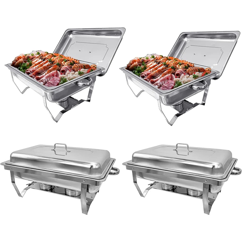 Chafing Dish Buffet Set Electric Stainless Steel Food Warmer