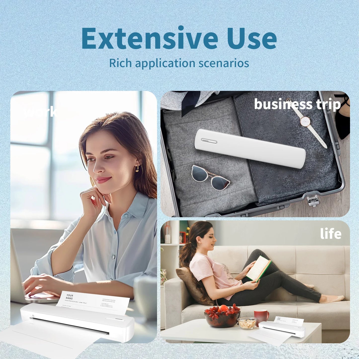 TakeYou Portable Wireless Inkless Thermal Printer Bluetooth