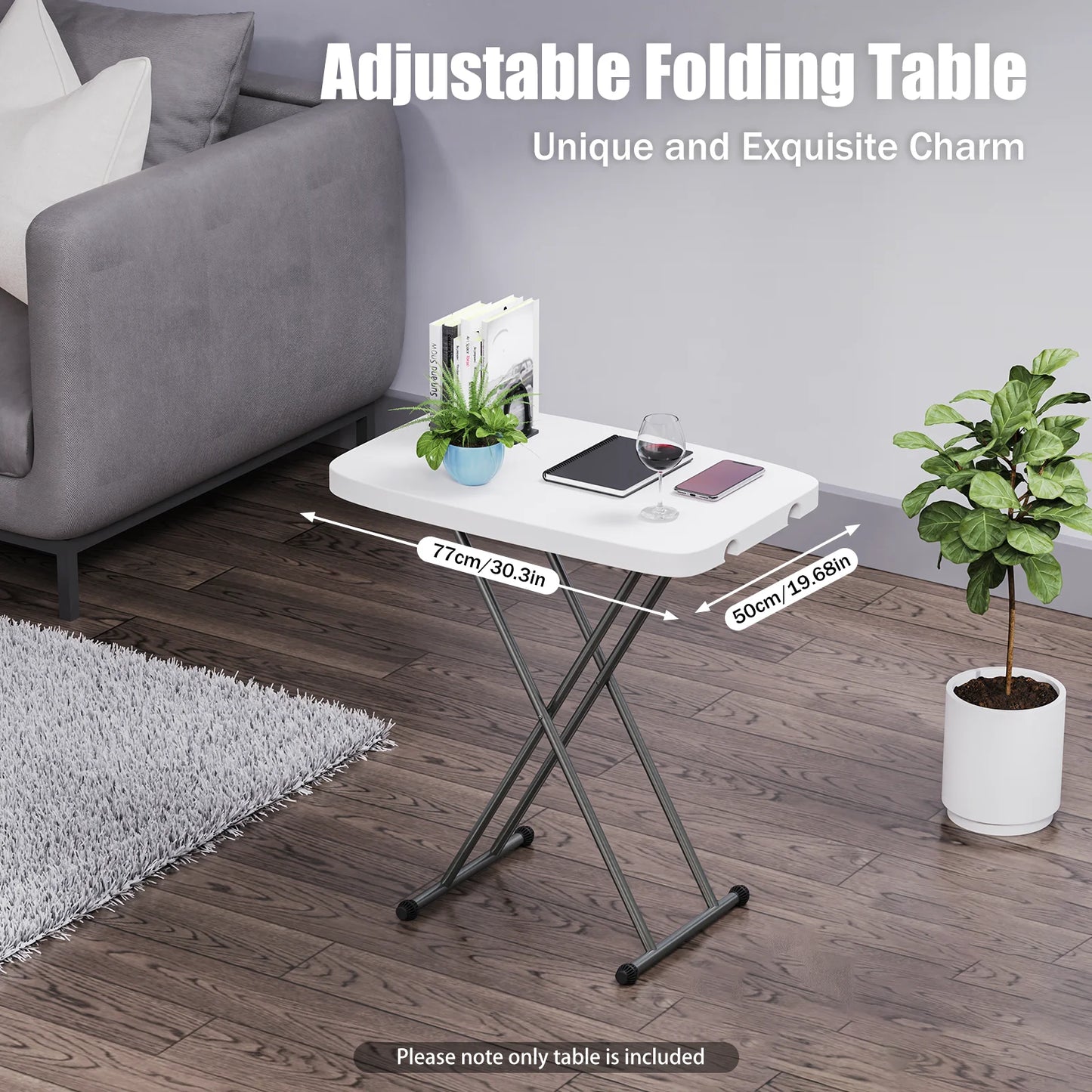 Adjustable Folding Table For Indoor And Outdoor Use Laptop Desk Commercial Grade