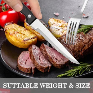 NONEDinnerware 24-Piece Stainless Steel Tableware Set for 4