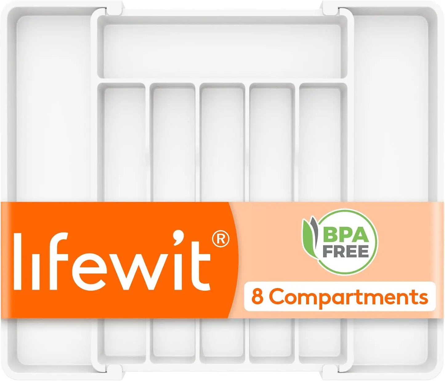 Expandable Silverware Organizer For Kitchen Drawers BPA Free