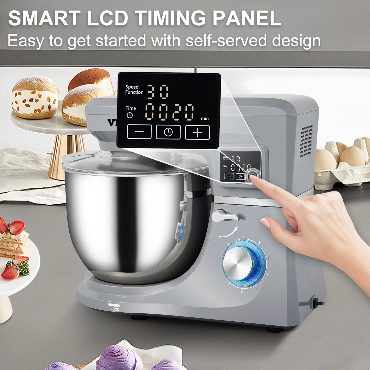 SucceBuy 5 IN 1 Stand Mixer