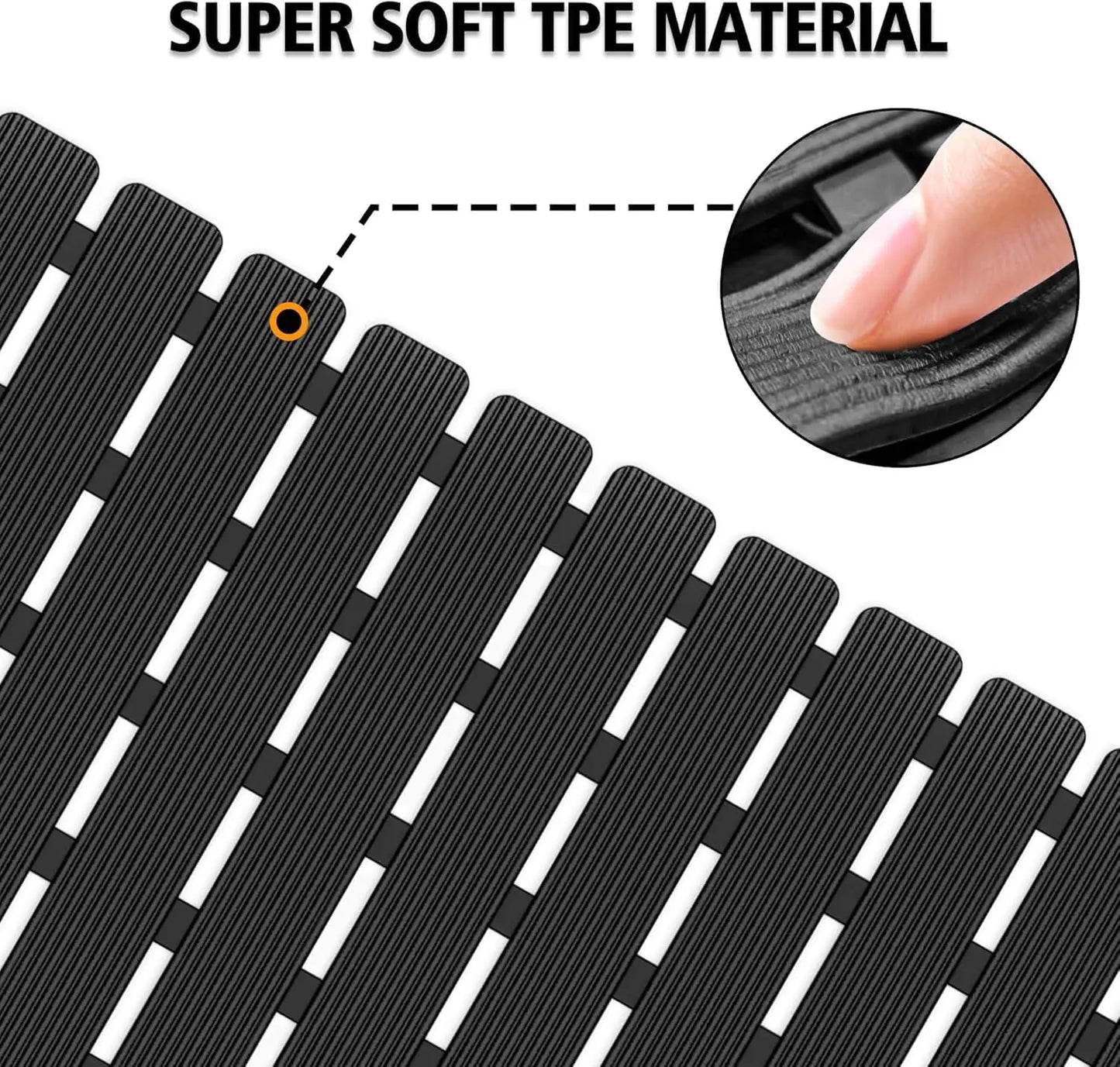 Square Non Slip Shower Mat For Tub And Shower Safe